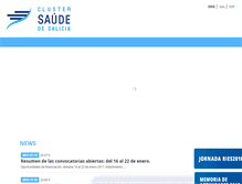 Tablet Screenshot of clustersaude.com